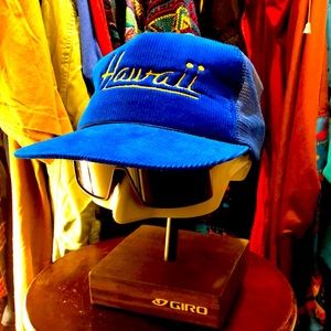 Vintage Hawaii Corduroy trucker snap back